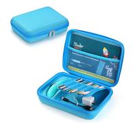 Custodia portatile compatibile con 3Doodler Start+ Essentials (2024), set di penne 3D, borsa per il trasporto per penna da stampa 3D, ricariche, adattatore di alimentazione, cavo e accessori, Blu