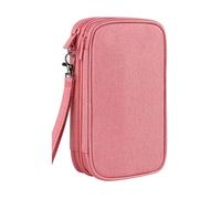 Custodia portatile e leggera per cavi e accessori da viaggio, con design a doppio strato e organizer elettronico per viaggi di lavoro e di piacere.