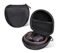 Custodia portatile in EVA per cuffie Beats Studio Pro, antiurto, resistente alla pressione, custodia rigida con cerniera liscia, finitura nera (nero)