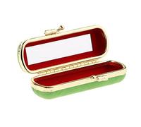 Custodia portatile in pelle PU per rossetto, lucidalabbra, Verde, as description, come descrizione