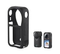 Custodia Portatile in Silicone per Insta360 X6 Custodia Morbida Antiurto e Resistente Alle Cadute con Copriobiettivo per Action Camera 360 X6，Custodia Protettiva