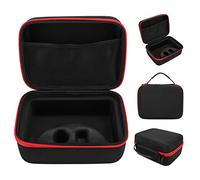 Custodia portatile per cuffie Go VR, custodia protettiva rigida in nylon per Go VR, telecomando da gioco, cavo adattatore Power Bank (nero rosso)