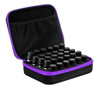 Custodia portatile per forniture artistiche, organizer in schiuma EVA con 30 scomparti per bottiglie per inchiostro ad alcool, acquerello e vernice per modellini, scatola protettiva con manico
