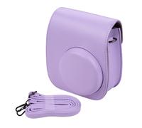 Custodia portatile per fotocamera istantanea in pelle PU con tracolla, compatibile con Fujifilm Fuji Instax Mini11