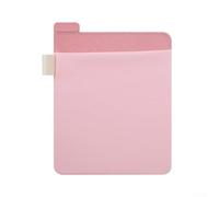 Custodia portatile per mouse per accessori per laptop, borsa sottile porta mouse wireless con portapenne, custodia compatta per computer, ufficio, viaggi, 150 x 145 mm, nero, rosa, grigio (rosa)