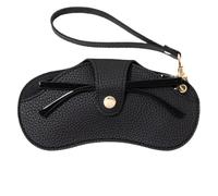 Custodia portatile per occhiali da sole, Astuccio Occhiali, Clip Occhiali da Sole, Soft Case Custodia per Occhiali Unisex (nero)