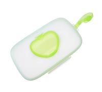 Custodia Portatile per Salviette Umide 1 Pezzo Verde Pp | Wipes e Tessuti Umidi, Riutilizzabile, Chiusura a Pulsante, per Culle e Veicoli