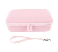 Custodia Portatile per Telecamera, Borsa per il Trasporto Portatile Protettivo in Nylon Stoccaggio per Tasca 3 Accessori per Telecamera con Cordino (Roseo)