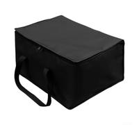 Custodia portatile per utensili da campeggio, antiurto, in cotone perlato, per set di pentole e taniche di carburante, colore nero, 48 cm x 35 cm x 28 cm