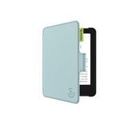 Custodia Portfolio - GECKO - Buccia di mela - Pelle di mela vegana - Compatibile con Kobo Clara Colour e Tolino Shine - Blu