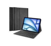 Custodia portfolio "Luxe" AZERTY per Apple iPad Air 11 (24/25/26), Nero
