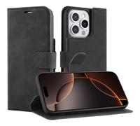 Custodia portfolio "Premium" per Apple iPhone 16 Pro Max, Nero