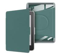 Custodia posteriore in acrilico trasparente adatta for Kobo Clara BW/colore/2E N365 N367 N506 6'' e-Book copertina magnetica staccabile(Dark Green,For Kobo Clara 2E)