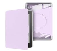 Custodia posteriore in acrilico trasparente adatta for Kobo Clara BW/colore/2E N365 N367 N506 6'' e-Book copertina magnetica staccabile(Light Purple,For Kobo Clara 2E)