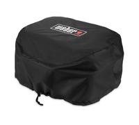 Weber Copertura Premium per Barbecue Elettrico Lumin Compact, Traspirante, Resistente ai Raggi UV e all’Acqua, Protezione da Vento e intemperie, con Chiusura in Velcro - Nero (3400305)