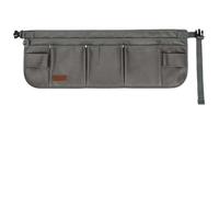 Custodia professionale in tela for attrezzi da cintura, borsa for con 13 tasche, grembiule lavoro for artigiani elettricisti Per Elettricisti Falegnami(Gray)