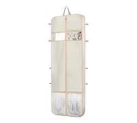 Custodia professionale per indumenti da 182 cm, protezione per abiti da sposa, borsa pieghevole da appendere, antipolvere, in tessuto Oxford, salvaspazio, organizer per armadi