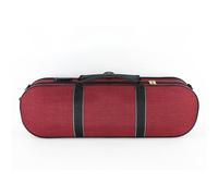 Custodia professionale per violino Custodia Per Violino 4/4 Custodia Leggera In Tessuto Oxford Rivestita In Schiuma In Vari Colori Adatta A Principianti E Amanti Del Violino(Red)