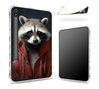 Custodia progettata per Samsung Galaxy Tab S8 Plus 2022/S7 FE 2021/S7 Plus 2020 da 12,4 pollici con supporto per penna S, retro trasparente con procione, cover paraurti sottile in morbido TPU antiurto