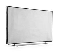 kwmobile Protezione Compatibile con 32" TV - Cover Proteggi-Schermo PC e TV - Custodia Protettiva Anti-Polvere da Interno - bianco