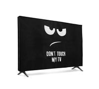 kwmobile Protezione Compatibile con 32" TV - Cover Proteggi-Schermo PC e TV da Interno - Custodia Protettiva Anti-Polvere - Bianco/Nero