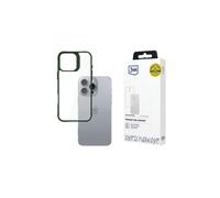 Custodia protettiva 3mk Satin Armor per Apple iPhone 16 Pro Max + Verde