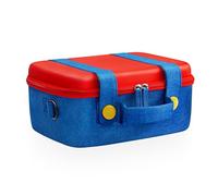 Custodia Protettiva All-in-One Compatibile con Nintendo Switch 2, Custoda da Viaggio Rigida e Portatile, Case di Trasporto per Console Switch 2, Controller Pro, Dock e Accessori, Rosso Blu Grande