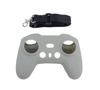 Custodia protettiva antipolvere for telecomando con cinturino in silicone 2in1, compatibile accessori drone FPV Avata 1(White)