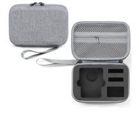 Custodia protettiva antipolvere per fotocamera DJI Osmo 360, custodia antiurto in EVA con doppia cerniera e tasca a rete integrata, accessori portatili anti-compressione, Grigio, Unisex