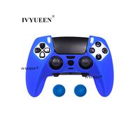 Custodia protettiva antiscivolo blu per PlayStation 5 PS5 DualSense Edge Wireless Controller in gomma morbida