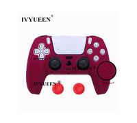 Custodia protettiva antiscivolo Cosmic Red per PlayStation 5, controller PS5, impugnatura in silicone, gamepad