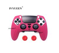 Custodia protettiva antiscivolo Cosmic Red per PlayStation 5 PS5 DualSense Edge Wireless Controller Soft