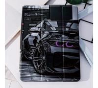 Custodia protettiva antishock per auto, motivo auto sportiva cool 2026, compatibile con iPad Air 8(M4) 2026 (11 pollici), Air 8(M4) 2026 (11 pollici), 2021/2020 10.2 pollici (9a/8a gen), compatibile c