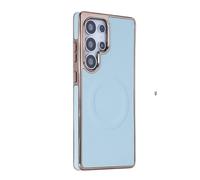 Custodia protettiva antiurto e magnetica in metallo per Samsung Galaxy S25, S24, S23, S22 Ultra Plus FE, colore: blu cielo, per Samsung S23