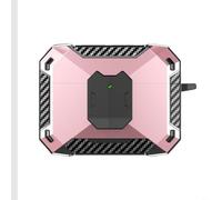 Custodia protettiva antiurto, per JBL Wave Beam 2, con supporto rigido in ABS, con supporto integrato, per musica e chiamate in vivavoce (1 rosa)