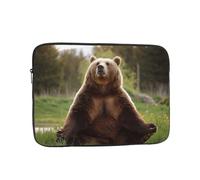 Custodia protettiva antiurto per laptop da 17 pollici, custodia per laptop Hi Bear Sit on The Lawn, borsa per computer