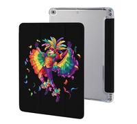 Custodia protettiva colorata per iPad 2017/2018/Air1/Air2 (9,7 pollici), motivo danza gay e martedì grasso