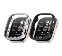 Custodia protettiva compatibile con Amazfit Bip 6, senza protezione dello schermo, resistente ai graffi e robusta custodia in policarbonato per Amazfit Bip 6 A2435 Smartwatch Accessori (nero opaco+