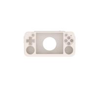 Custodia protettiva compatibile con ANBERNIC RG35XX H, custodia in silicone per console di gioco, guscio di protezione, manicotto per console di gioco portatile, scatola di immagazzinaggio (Bianco)