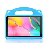 Custodia protettiva compatibile con Galaxy Tab A 10.1 T510 T515 Tablet, leggera custodia antiurto Custodia EVA con custodia per bambini con manico e supporto per Galaxy Tab A 10.1 T510 T515 (blu)