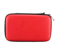 Custodia protettiva compatibile con Nintendo 3DS / 3DS XL / New 2DS XL / New 3DS XL case, astuccio, borsello per la tua preziosa console giochi, materiale piacevole, colore rosso, ideale per viaggi