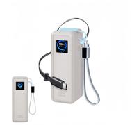 Custodia protettiva compatibile con Power Bank UGREEN da 200 W, 25000 mAh, custodia antiscivolo con cinturino da polso, accessorio da viaggio antiurto (grigio)