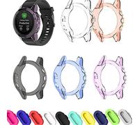 Custodia protettiva compatibile per Garmin Fenix 5 Custodia Protettiva Accessori Custodia Morbida TPU Silm Piastra Shell Protezione All-Inclusive Copertura Easy Access All Button (5 Colors+10 Dust