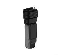 Custodia protettiva compatta per DJI Pocket 4, colore: nero | Robusto materiale ABS, assorbimento degli urti, guarnizione antipolvere, elegante finitura nera, dimensioni 3x3x13cm