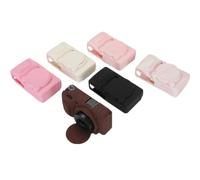 Custodia protettiva completa per fotocamera RICOH GR4 Custodia protettiva in silicone con copertura per obiettivo antiurto antigraffio ritagli precisi facile da installare, Marrone, Custodia