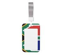 Custodia protettiva con bandiera del Sud Africa (verticale), stampata su entrambi i lati, ampiamente utilizzata da medici, lavoratori e giornalisti.