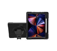 Custodia protettiva con cavalletto CTA - Custodia protettiva con cavalletto integrato, robusta giacca in silicone e cinturino regolabile per iPad Pro da 12,9 pollici