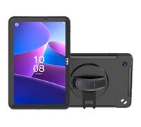 Custodia protettiva con cavalletto per Samsung A9+, custodia protettiva CTA con impugnatura girevole a 360° integrata per tablet Samsung A9+, colore nero (PAD-PCGKSA9P)