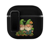 Custodia protettiva con chiusura a scatto con gnomi irlandesi ubriachi o qualsiasi altra cosa, compatibile con AirPods 4 PC