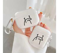 Custodia protettiva con motivo a linee cartoni animati compatibile con Apple 2nd Gen, custodia protettiva nera premium compatibile con 3rd Gen AirPods1/2,AirPods Pro,AirPods 3,AirPods Pro (2nd generat